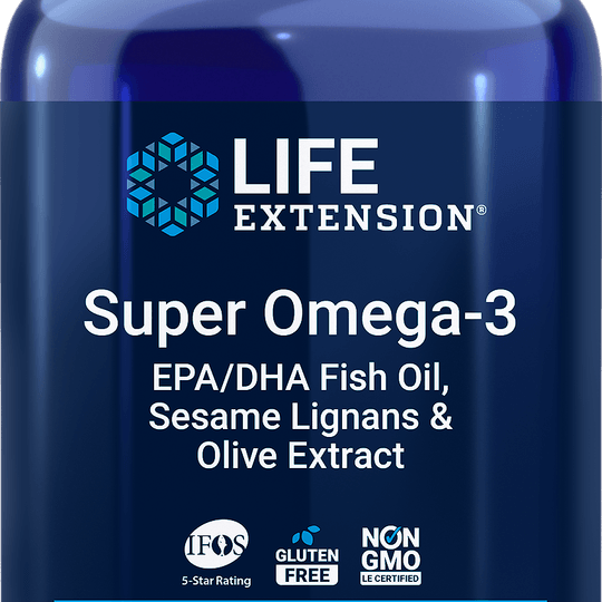 Супер Омега-3 EPA/DHA рибено масло, сезамови лигнани и екстракт от маслини