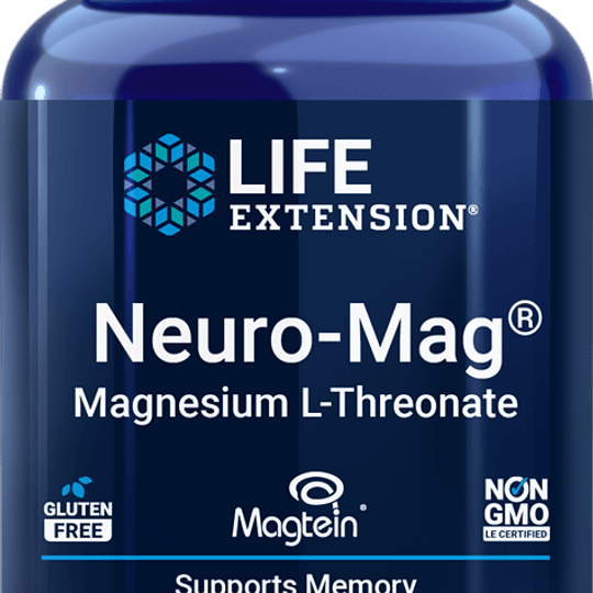 Neuro-Mag® Магнезий L-треонат, 90 капсули