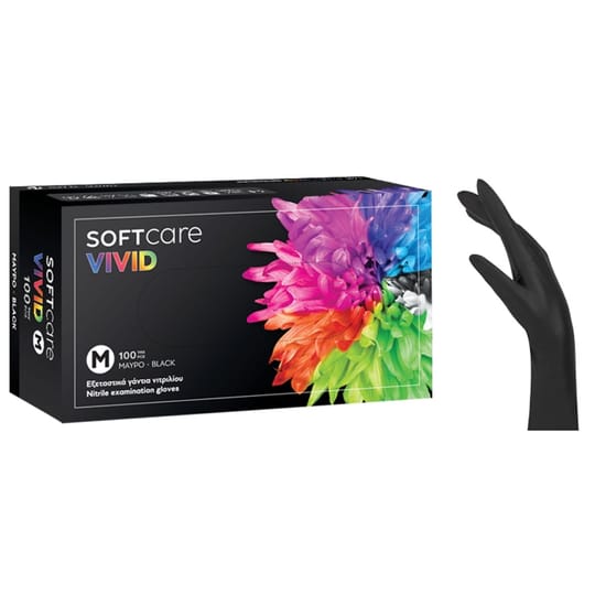 Еднократни нитрилни ръкавици - черни