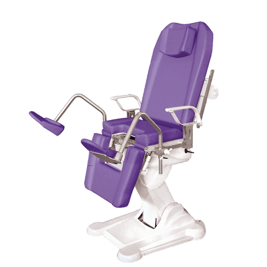purple suprema gyn chair