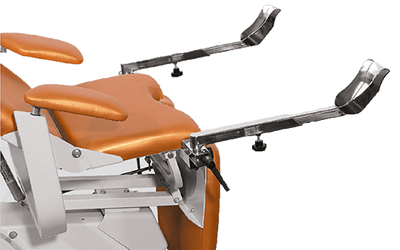 Разтегателни опори за крака за гинекологичен стол