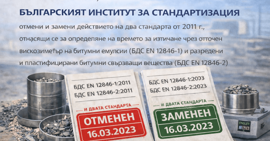 Нови версии на стандартите – март 2023