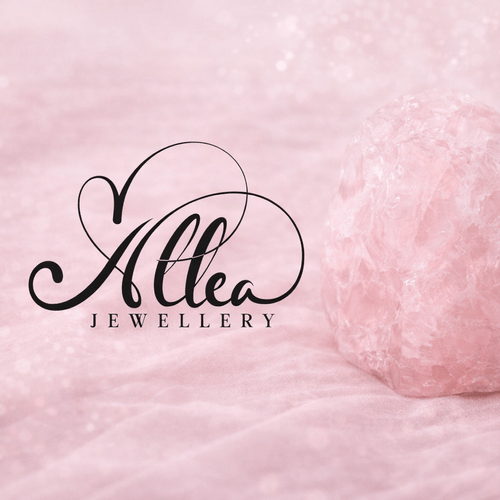 Allea лого с розов кварц