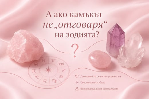 А ако камъкът не „отговаря“ на зодията?