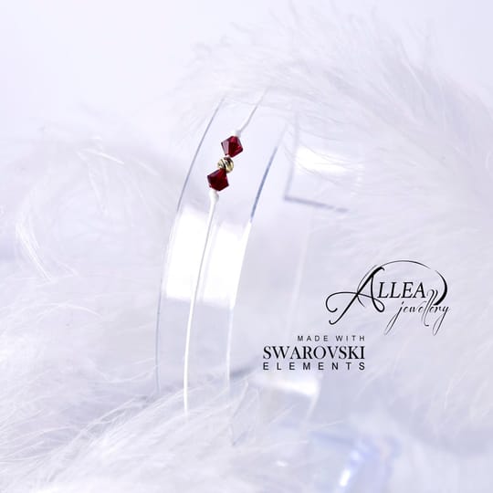 Гривна SWAROVSKI CRYSTAL RED