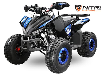 NITRO MOTORS 125cc midi Kinder Quad Rizzo RS8-3G Platin