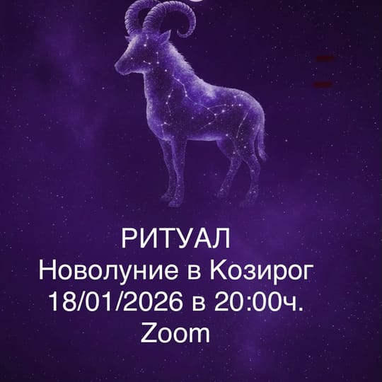 Ритуал “Новолуние в Козирог”