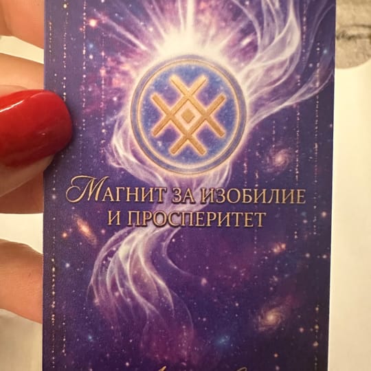 Енергийна карта “Mагнит за изобилие и просперитет”