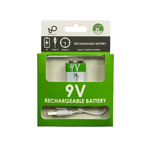 1 брой 9V батерия с USB-C