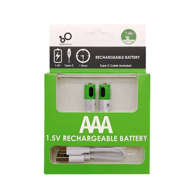 Презареждаеми AAA батерии с USB-C порт и Type-C кабел