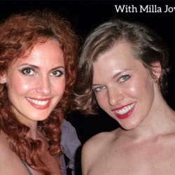 Bella with Milla Jovovich
