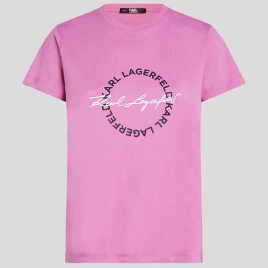Дамска тениска Karl Lagerfeld pink