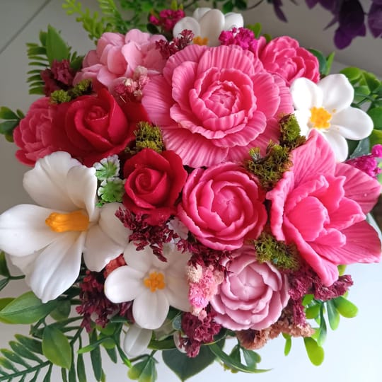 Сапунен букет "Нежна прегръдка"