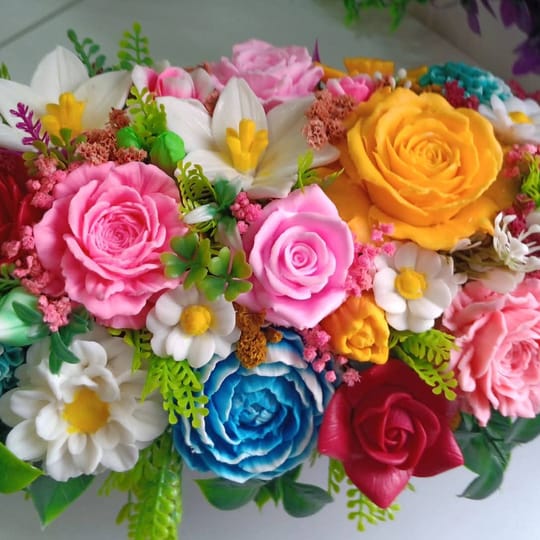 Голям букет от Глицеринов сапун 