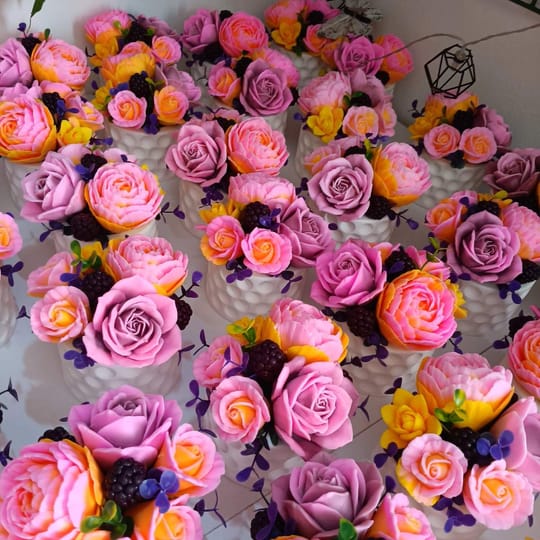 Малък букет от Глицеринов сапун 