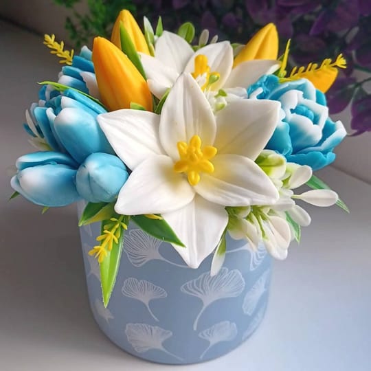 "Синя лагуна" ароматни лалета от сапун 