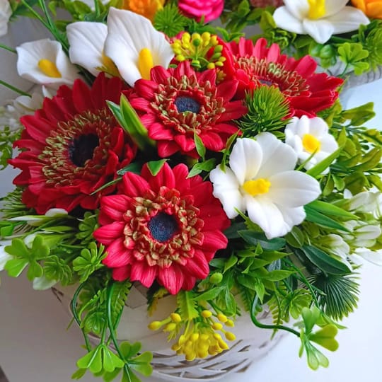 Ароматен букет от Глицеринов сапун "Гербери"'