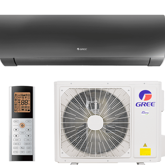Инверторен климатик Gree Fairy II GWH12ACC-K6DNA1F (Черен)