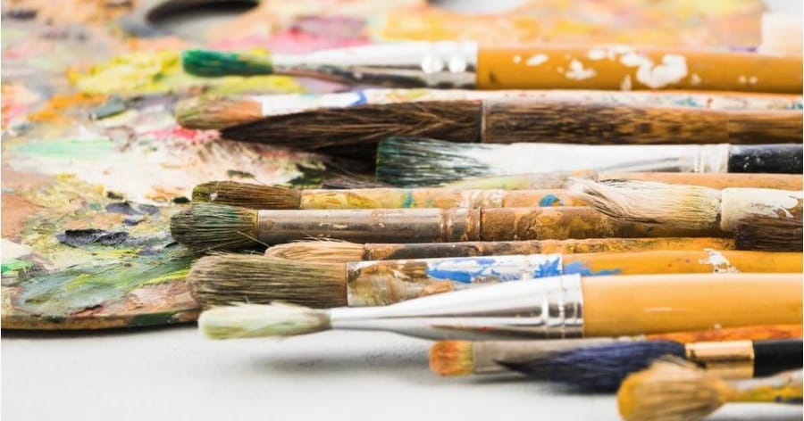 Комплект за почистване на четки от маслени бои