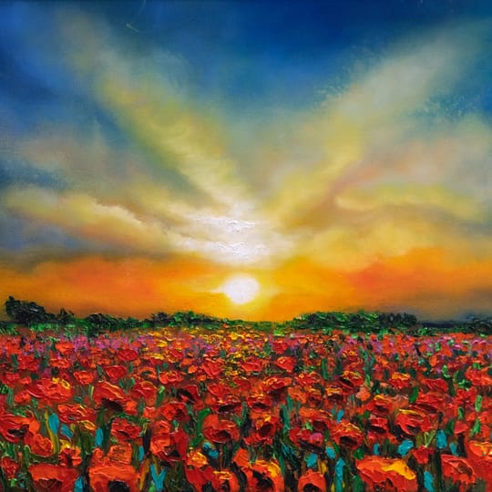 Макове в полето