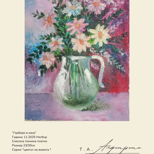 Гербери в кана