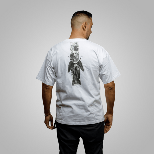 Мъжка тениска овърсайз  - Ангел пазител