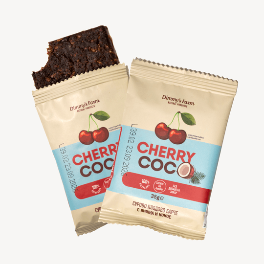 Roher Fruchtriegel Cherry Coco – OHNE zugesetzten Zucker (15x35 g)