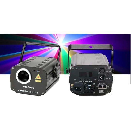 Цветен Анимационен Лазер – DJS F-2800RGB