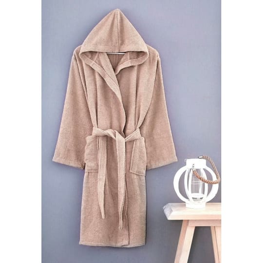 Халат за баня с качулка