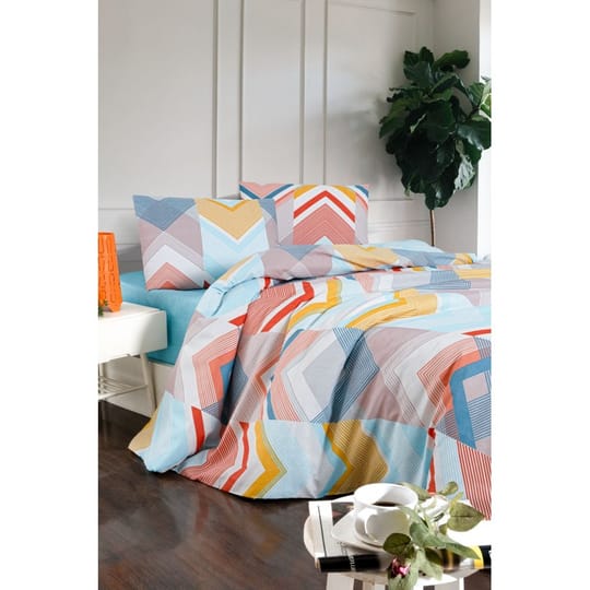 Единично спално бельо памучно хасе