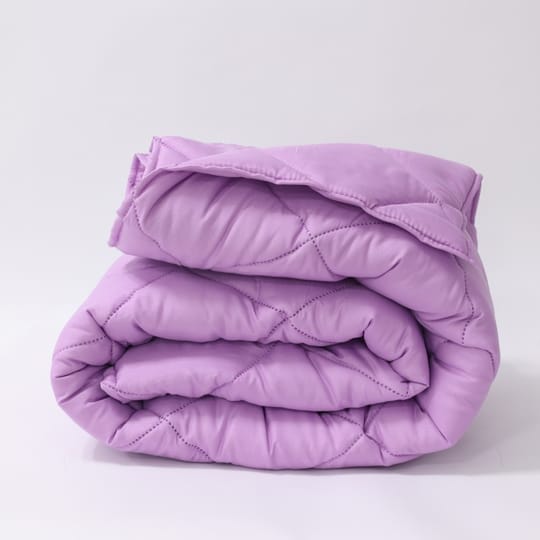 Олекотена завивка от 100 %Памук - лилаво