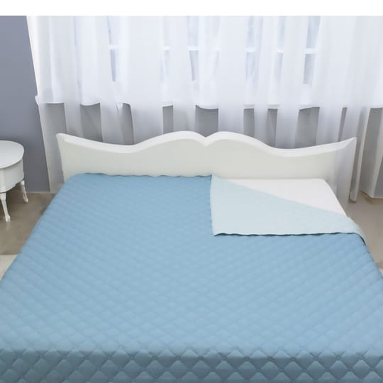 Двулицева кувертюра за легло Аква