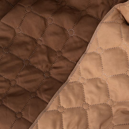 Двулицева кувертюра за легло в КАФЯВО и БЕЖОВО 150/210