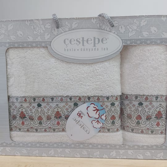  Комплект хавлиени кърпи с дизайн 