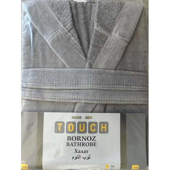 Халат с качулка – 100% памук, 3 размера (M, L, XL)