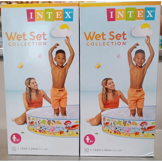 Детски басейн Intex Pirate Snapset – Ø152x25 см, 3+ години