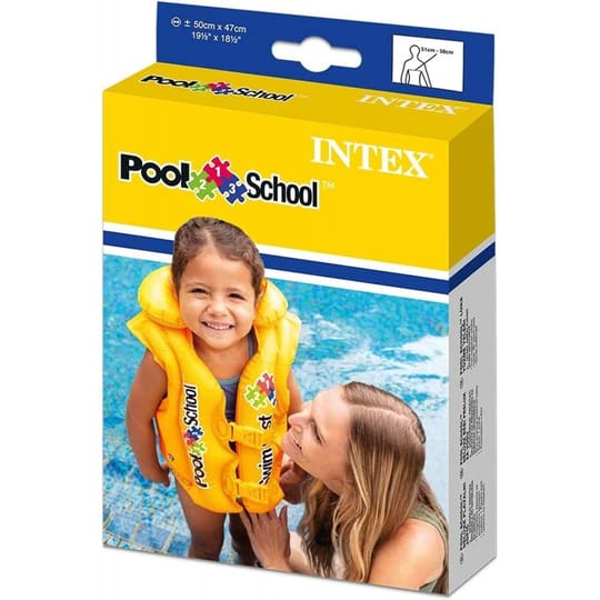 Детска надуваема жилетка Intex Pool School Step 2 – 50x47 см