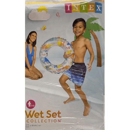 Детски пояс Intex Wet Set – морски свят, 61 см