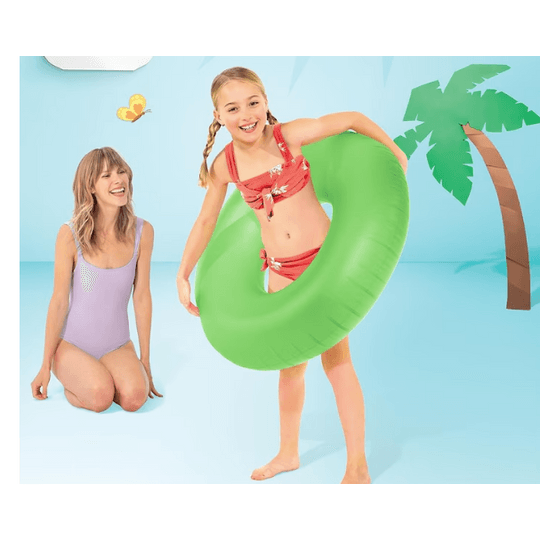 Надуваем пояс Intex "Неон" – Ø91 см, 9+ години