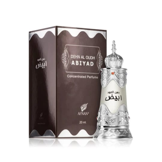 Afnan Dehn al Oudh Abiyad by Afnan Herbal Musk Agarwood Oud Concentrated Perfume Oil