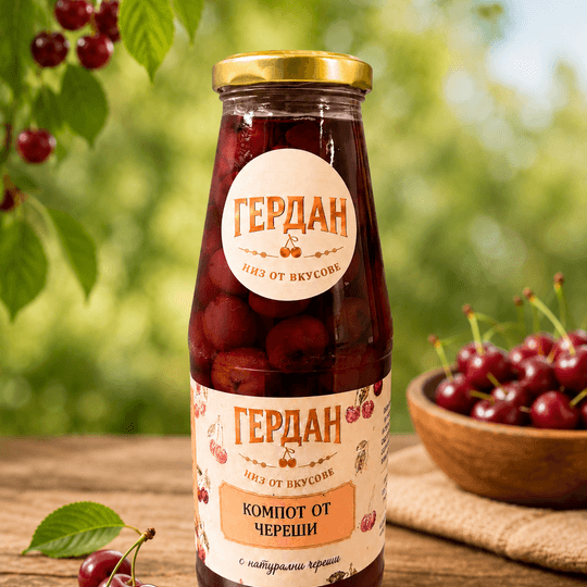 Компот от череши без костилка 
