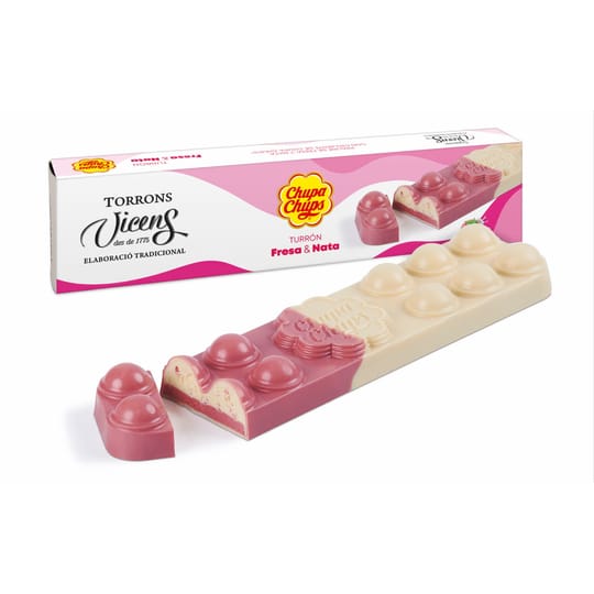 Торони - бадемов пралин, сметана и ягода с хрупкави бонбони Chupa Chups® 150 г