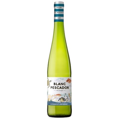 Бутилка пенливо бяло вино Blanc Pescador
