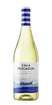 Бутилка бяло сухо вино Cala Pescador