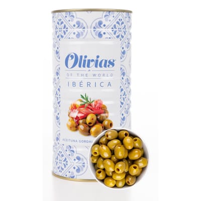 Кутия маслини Ibérica на Olivias of the World, сорт Гордал с вкус на хамон