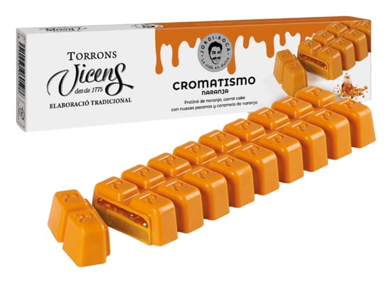 Опаковка турон Cromatismo Naranja с портокал и пекан, 300 г