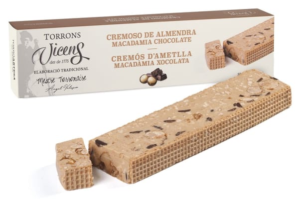 Опаковка турон Macadamia y Chocolate с бадемова паста и макадамия, 150 г