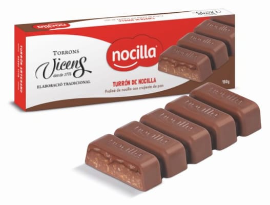 Опаковка турон Nocilla с лешников крем, 150 г