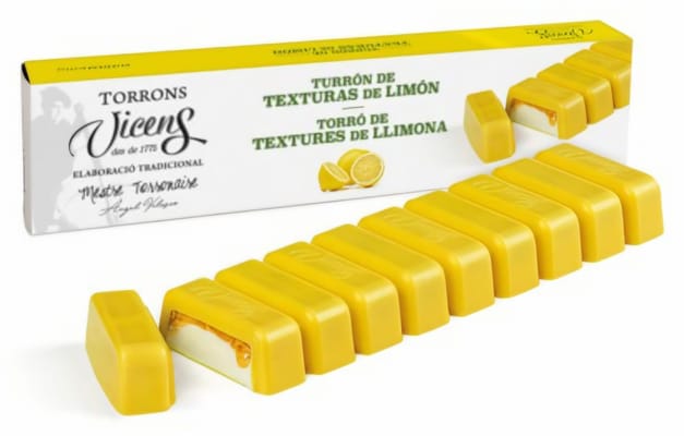 Опаковка турон Texturas de Limón с лимонов карамел, 150 г