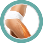 Стяга и изглажда кожата